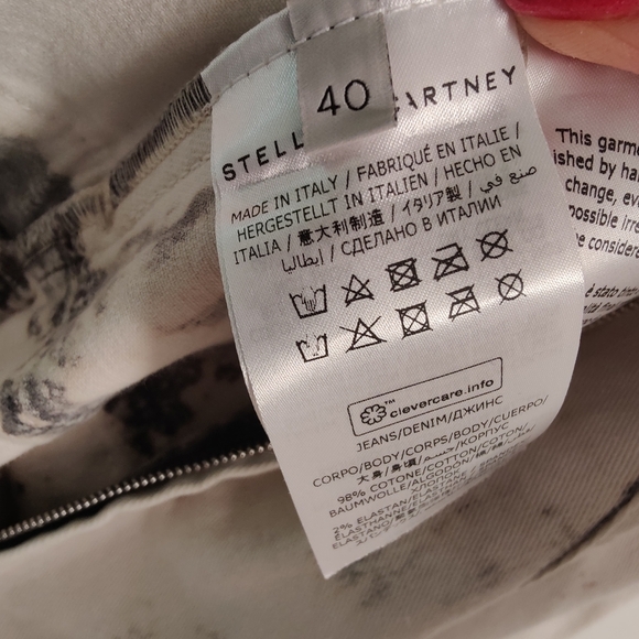 STELLA McCartney Acid Wash Zip Denim Utility Jumpsuit $1330 Size 40 US Med - Picture 10 of 16